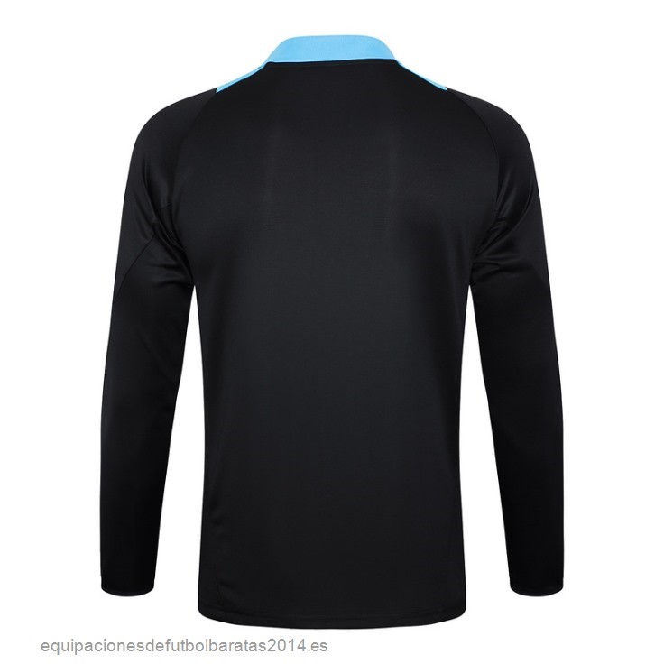 Nuevo Sudadera Entrenamiento Argentina 2024 Negro Azul Baratas